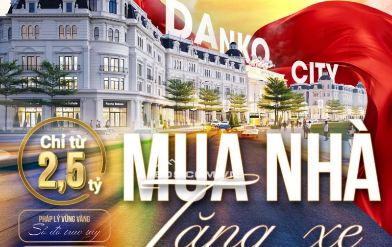 Chỉ từ 2,5 tỷ để sở hữu một sản phẩm shophouse, liền kề đẹp nhất KĐT Danko City TN