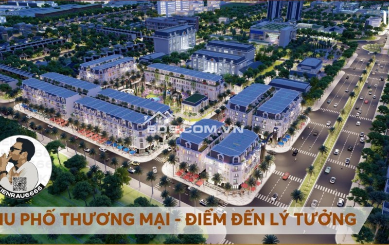 Cực HIẾM chỉ 8lô LK 2Mặt tiền Himlam Boulevard, hướng N công viên, kinh doanh hết nước chấm, CK Cao