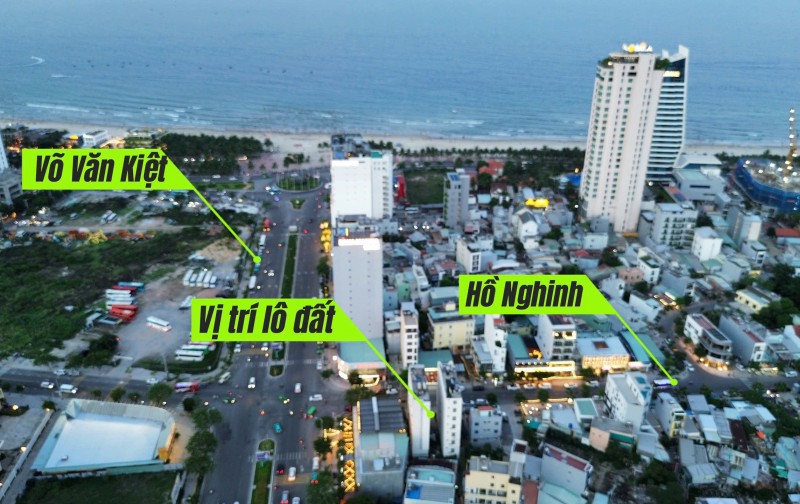 Bán lô đất biển HỒ NGHINH, Phước Mỹ, Sơn Trà, Đà Nẵng dt 114m2 giá 23,5 tỷ.