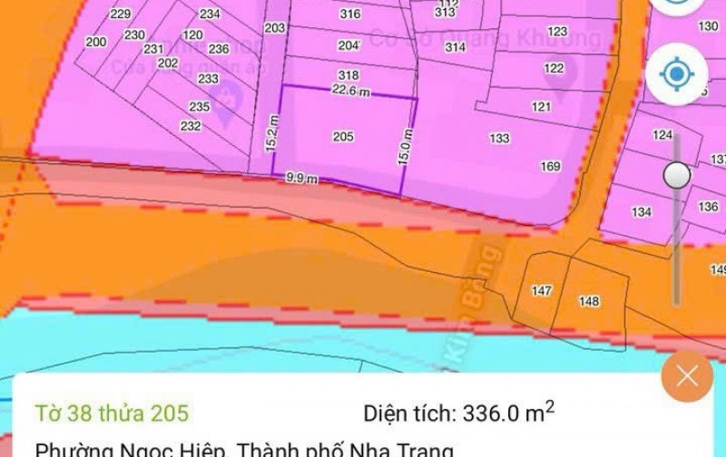 Bán đất 2 mặt tiền hẻm 24 Lương Định Của, p. Ngọc Hiệp, tp. Nha Trang