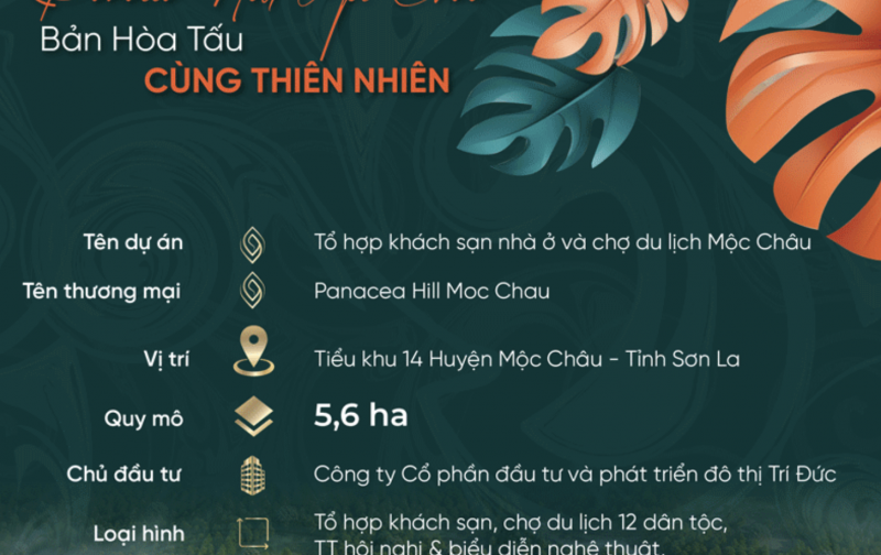 Siêu vip siêu hiếm biệt thự,Shop house Panacea HIll Mộc Châu