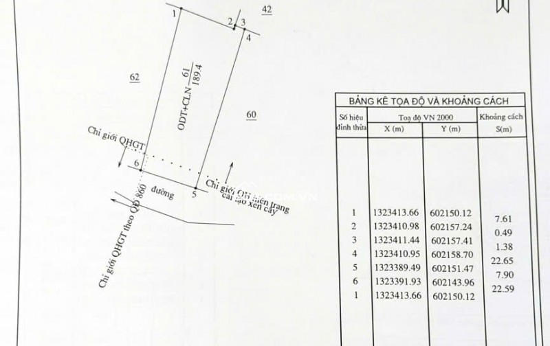 Cam Phúc Bắc chỉ hơn 8tr/m2, ngang 7,9m nở hậu có thổ cư, cách quốc lộ chỉ 200m