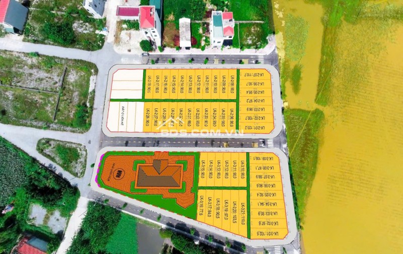 Còn lô góc đẹp đất đấu giá thôn Doãn - TX Duy Tiên, tỉnh Hà Nam gần Sun urban City  giá 19-26tr/m2