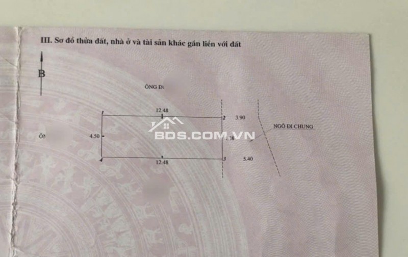 bán nhà đình đông dt 56m2 3 tầng, giá 3,5ty