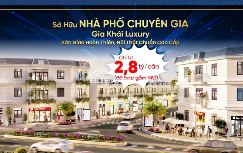 HOT chỉ từ 700 triệu sở hữu ngay shop house gia khải luxury