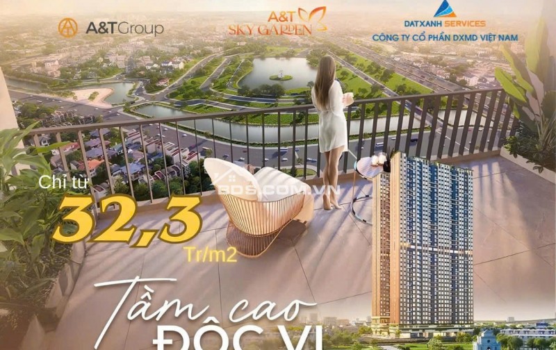 Bán Căn Hộ Cao Cấp Chung Cư Sky Garden Chỉ 32.3tr/m2