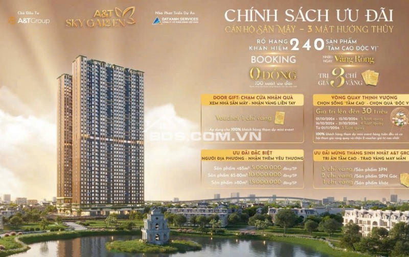 Bán Căn Hộ Cao Cấp Chung Cư Sky Garden Chỉ 32.3tr/m2