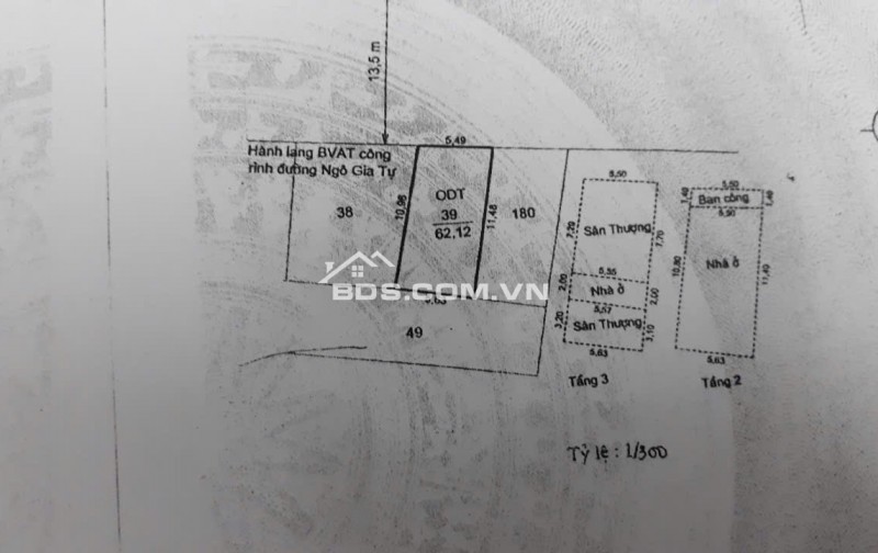 Chính chủ bán nhà 3 tầng MT 349A Ngô Gia Tự, vị trí đắc địa trung tâm TP. Phan Rang-Tháp Chàm, ngang 5,5m, nở hậu, 5,3tỷ