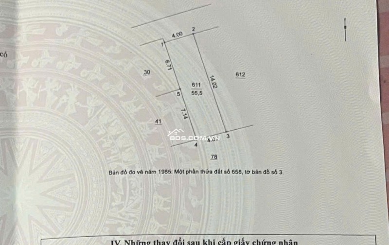 VẠN PHÚC HÀ ĐÔNG NGÕ THÔNG Ô TÔ QUA NHÀ - 56M2 - MT 4M - GIÁ 8ty8 . CTL