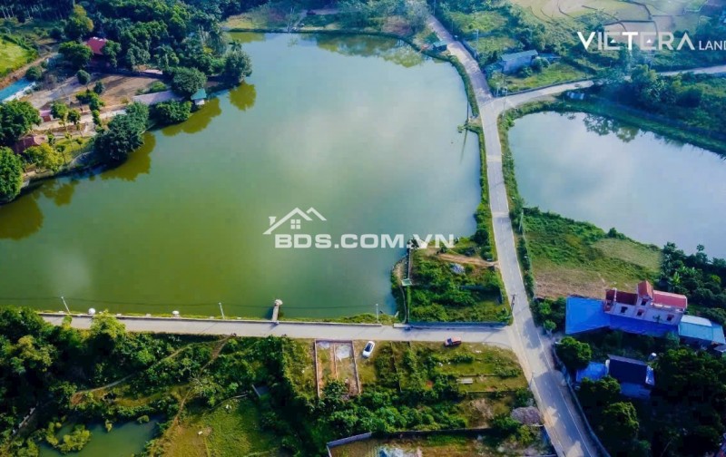 Siêu phẩm View Hồ Phú Mãn tay chạm nước 90.2m nở hậu Full thổ cư 3.7 tỷ.