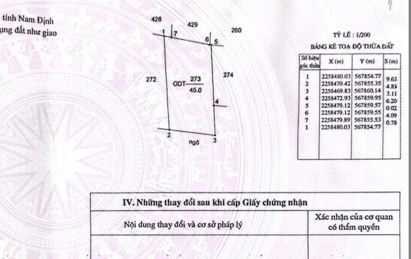 BÁN ĐẤT NGÕ RỘNG ĐƯỜNG MỸ XÁ 47M2 GIÁ TỪ 985 TRIỆU