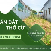 BÁN ĐẤT THỔ CƯ GẦN NÚT GIAO CAO TỐC BẾN LỨC - LONG THÀNH – CƠ HỘI ĐẦU TƯ TẠI VỊ TRÍ VÀNG