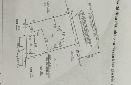 Bán nhà cấp 4 mặt tiền Trần Quốc Toản ngang 17m cách biển Nha Trang 800m