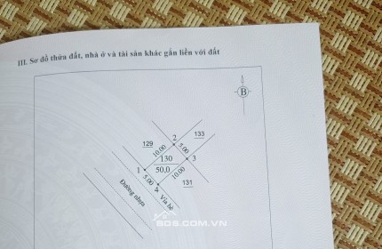 Bán 50m2 phân lô vỉa hè chân victoria văn phú 5m mặt tiền 14 tỷ có TL