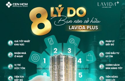 Bán căn hộ lavida 3PN, 2WC tại khu đô thị Phú Mỹ Hưng Q7