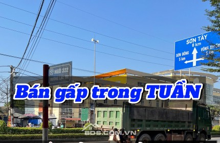 BÁN GẤP GIÁ MỚI CHỈ 2 tỷ 590 tr Cách quốc lộ 32 chỉ 50m, cách Hà Nội 20km. GIÁ CHỈ TRONG TUẦN NÀY