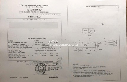 Hạ giá 500tr nhà P15 Tân Bình 139m2 giá 8,1 tỷ.