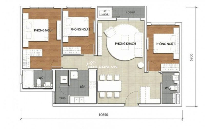 Cho thuê Căn hộ The Krista, 102m², 3 PN, 2WC - TP. Thủ Đức (Q2, HCM)