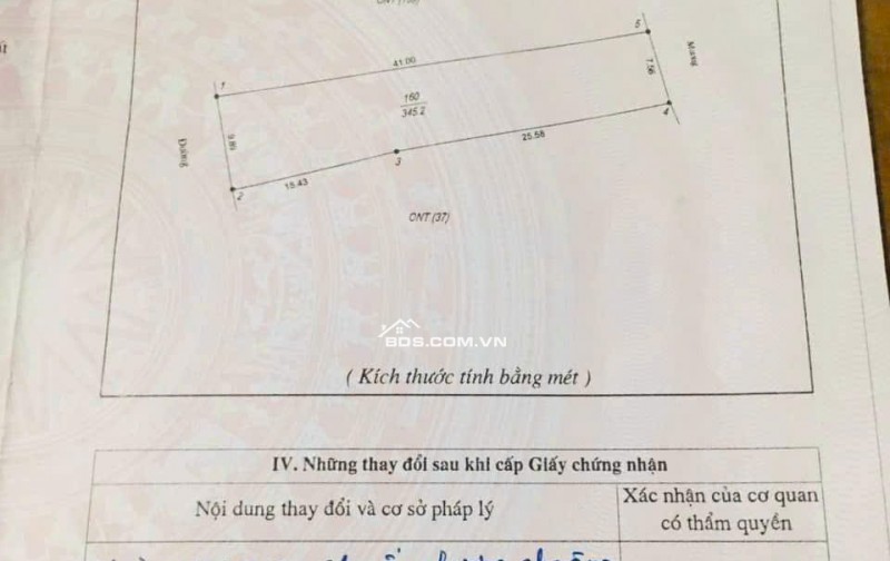 CHỈ HƠN 500 TRIỆU SỞ HỮU NGAY ĐẤT LÔ ĐẤT FULL THỔ CƯ 345,2m2 TÂN LẠC QUỲ CHÂU