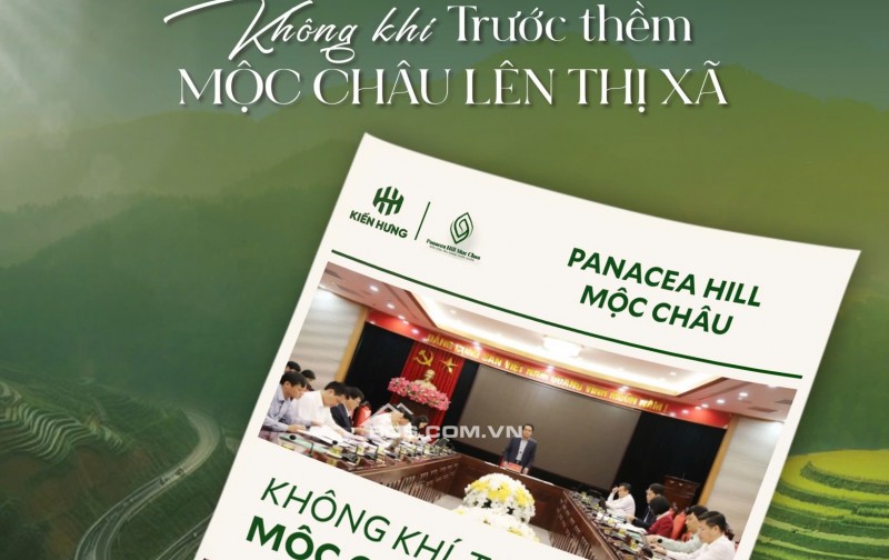Sở hữu biệt thự sang trọng 153m² tại PANACEA Hill Mộc Châu, giá chỉ 6.5 tỷ!