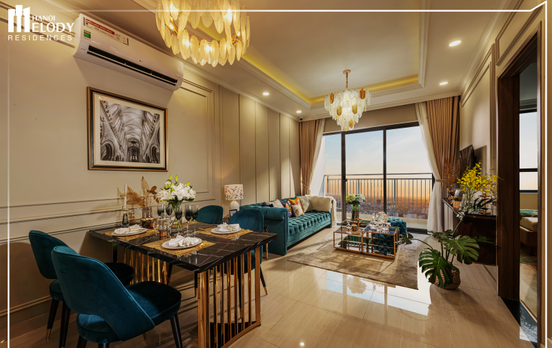 Quỹ căn giá ưu đãi từ chủ đầu tư, căn hộ chung cư 2PN giá từ 62tr/m2 dự án Hà Nội Melody Residences