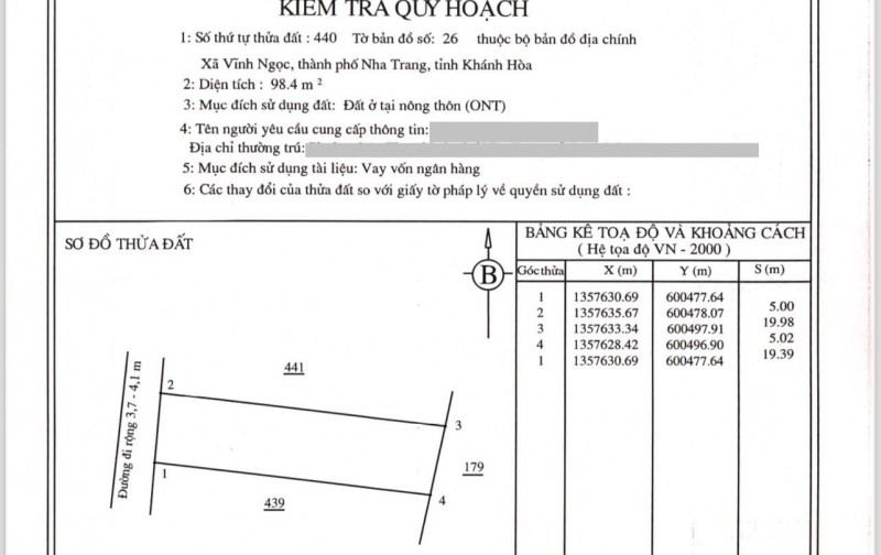 Bán đất đường xe hơi ngang 5m gần KDL Tắm Bùn Iresort Nha Trang