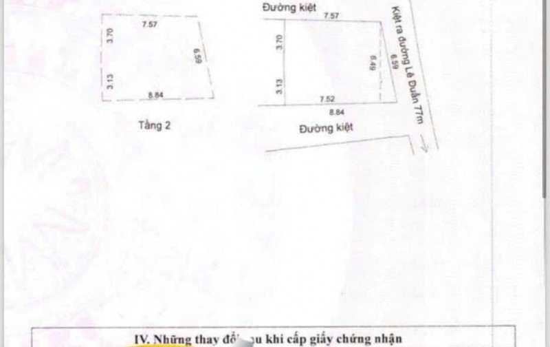 Lô góc 2 mặt kiệt, nhà 2 tầng mới ở ngay Lê Duẫn, Thanh Khê Đà Nẵng-55m2-2.9 tỷ tl