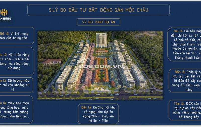 Dự án Panacea Hill Mộc Châu là tổ hợp khách sạn nhà ở & chợ du lịch Mộc Châu, dự án đầu tư sinh lời