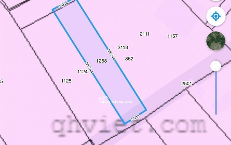Bán đất thổ cư 247m2, Tỉnh Lộ 830B, Long Định,  Long An - 1.53 tỷ