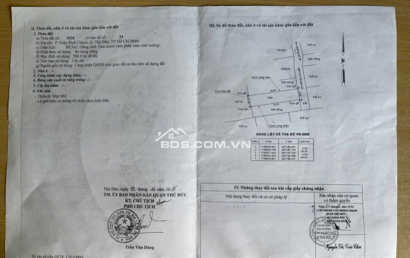 NGAY CHỢ HIỆP BÌNH - GIẢM 600 TR - HẺM Ô TÔ - LÔ ĐẤT 90M2 - 5.4 TỶ