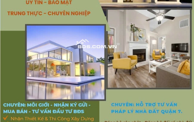 BĐS Gia Phúc CHUYÊN các dịch vụ nhà đất Quận 7