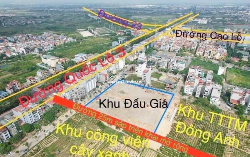 BÁN ĐẤT ĐẤU GIÁ X7 UY NỖ ĐÔNG ANH