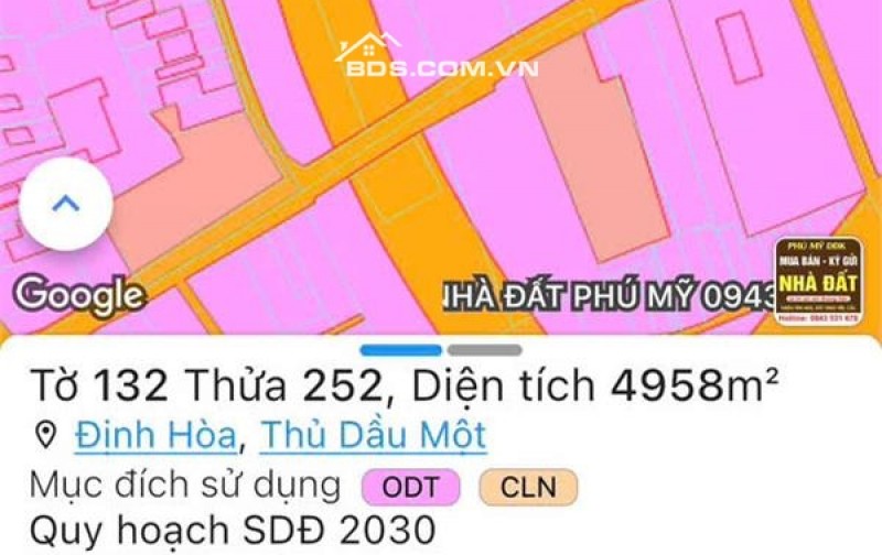 Cho thuê 9.000m2 Đất đẹp kế Thành Phố Mới Bình Dương