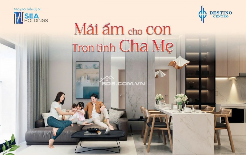 Căn hộ chung cư Destino Centro 50m2 2PN giá rẻ đợt mở bán T1/2025