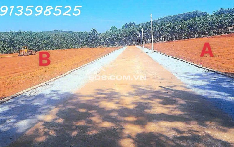 Bán Đất Trung Tâm Huyện, 250m2, sổ sẵn 100m2 thổ cư, 280tr ngân hàng cho vay 1 nửa