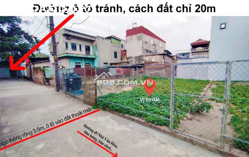 Bán 54,5m2 đất Lương Quy - Xuân Nộn - Đông Anh 54.5m2- chính chủ giá hơn 2 tỷ