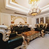 BAN BIỆT PHỦ DÁT VÀNG -NỘI THẤT XỊN 70M 6 TẦNG THANG MÁY THIẾT KẾ  HOÀNG GIA