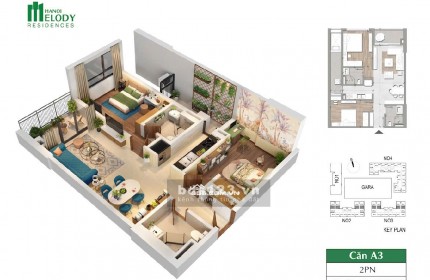 Quỹ căn giá tốt tại Hà Nội Melody Residences giá chỉ từ 60tr/m2, Bằng Liệt, Hoàng Mai