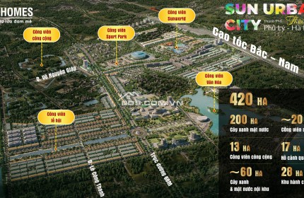 DỰ ÁN ĐÔ THỊ CAO CẤP VỆ TINH SUN URBAN CITY - THÀNH PHỐ CỦA TƯƠNG LAI