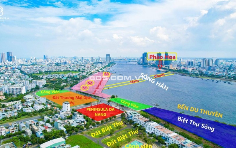 Đất Xanh - Mở bán căn hộ cao cấp Peninsula view sông Hàn, trung tâm Đà Nẵng - cạnh DA Sun Symphony