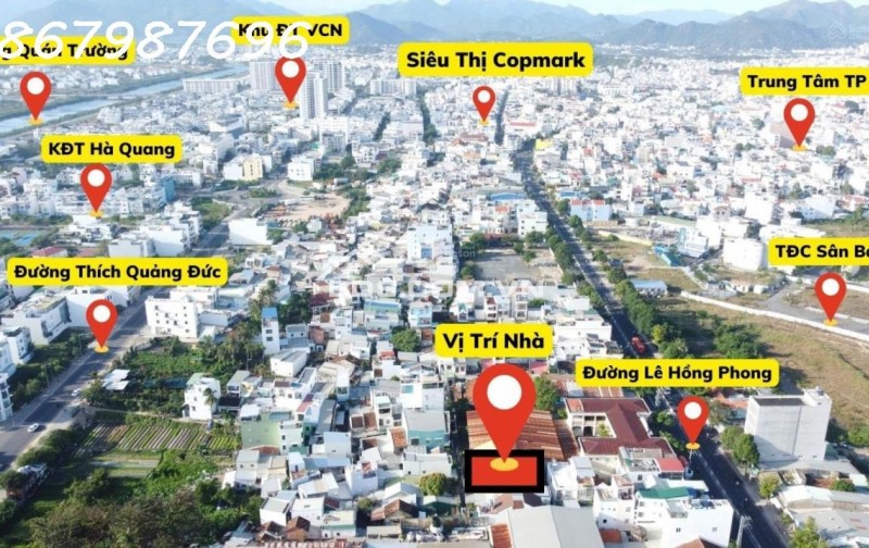 Bán hoặc Cho Thuê Nhà 3 Tầng Hẻm Lê Hồng Phong, Nha Trang - 6 Phòng Ngủ, Giá 28 Triệu/m²