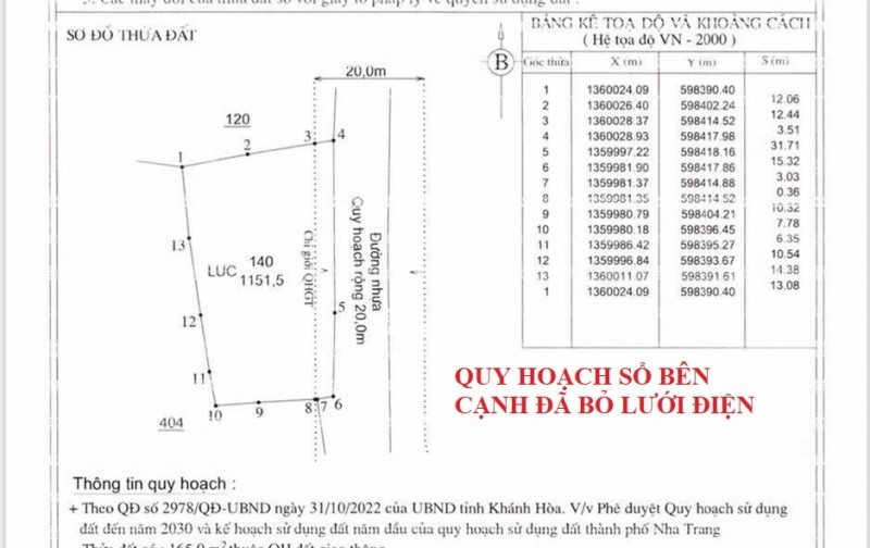 Bán đất Quốc lộ 1A, 24 tỷ, 2122m2, giá siêu hời, Nha Trang, Khánh Hòa