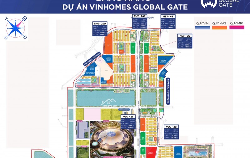 Vinhomes CỔ Loa - Global Gate giá bán cập nhật mới nhất