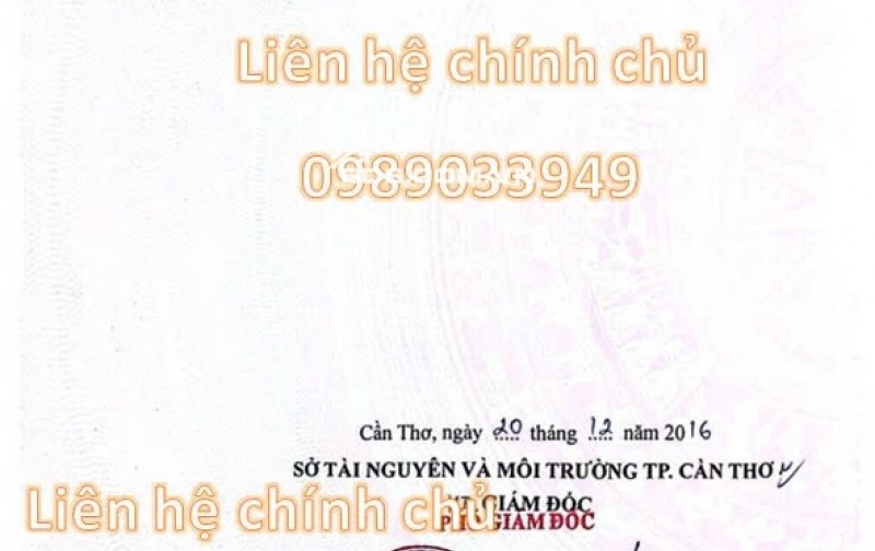 Bán gấp đất hẻm 235/48 Đồng Văn Cống, An Thới, Bình Thuỷ, Cần Thơ (Chính chủ, miễn trung gian)