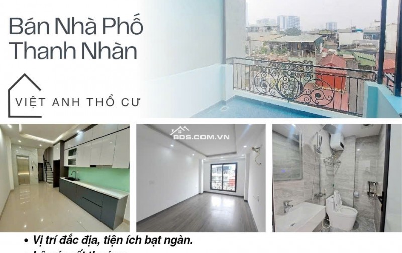 Bán nhà phố Thanh Nhàn, Lô Góc Ba Thoáng, Có Thang Máy, 30mx5T, Giá: 7.95 Tỷ, Lh: 0396935190.