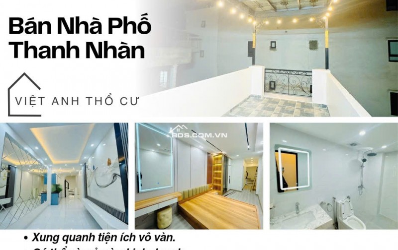 Bán nhà phố Thanh Nhàn, Ngõ Thông Kinh Doanh, Trung Tâm Quận, 35mx5T, Giá: 7 Tỷ, Lh: 0396935190.