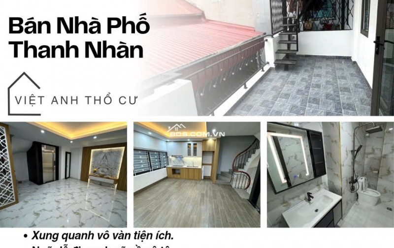 Bán nhà phố Thanh Nhàn, Trước Nhà Rộng, Thang Máy Xịn, 37mx5T, Giá: 8.7 Tỷ, Lh: 0396935190.