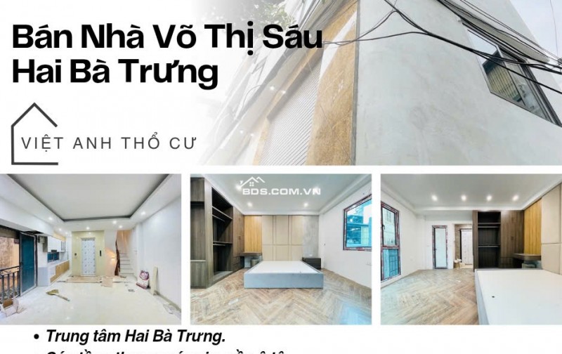 Bán nhà phố Võ Thị Sáu, Nhà Mới Thang Máy, Gần Mặt Phố, 41mx6T, Giá: 9.5 Tỷ, Lh: 0396935190.