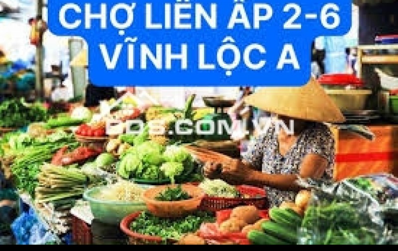 BÁN ĐẤT ẤP 1 VĨNH LỘC A , BÌNH CHÁNH , DT 70 m2 1 tỷ 200 tr