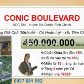 450tr  căn 2PN  cuối Võ Văn  Kiệt -Bình  Chánh  84m2 căn hộ rẻ nhất Sài Gòn